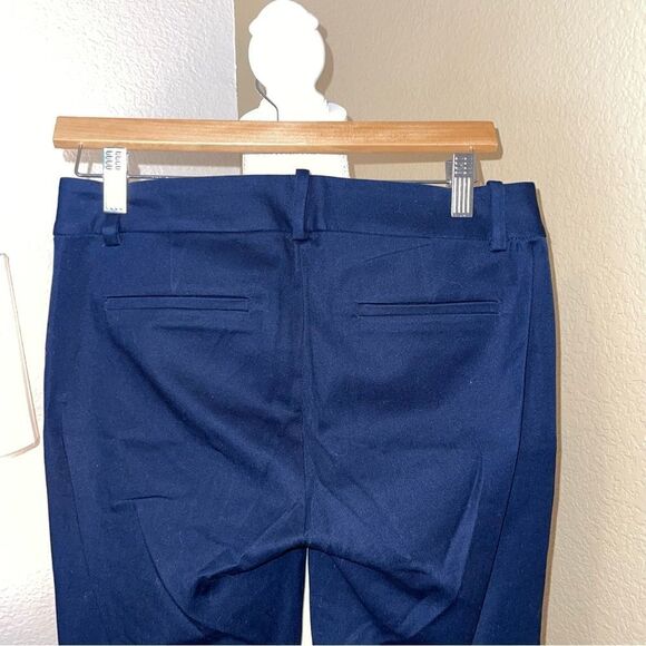 J. Crew Winnie Pant In stretch cotton City Fit in Navy (Career) Sz 2 - Picture 3 of 5